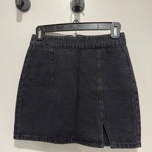 Mini Skirt - Denim black, Forever 21